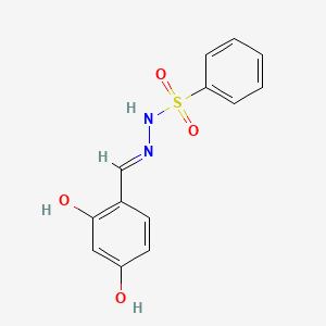 molecular formula C13H12N2O4S B11980274 N'-(2,4-Dihydroxybenzylidene)benzenesulfonohydrazide 