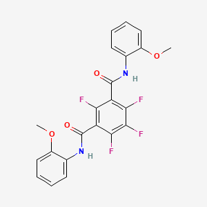 2,4,5,6-Tetrafluoro-N,N'-bis-(2-methoxy-phenyl)-isophthalamide