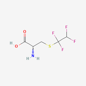 molecular formula C5H7F4NO2S B1198042 S-(1,1,2,2-Tetrafluoroethyl)cysteine CAS No. 94840-66-1