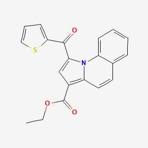 Ethyl 1-(thiophene-2-carbonyl)pyrrolo[1,2-a]quinoline-3-carboxylate