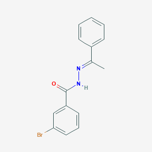 3-bromo-N'-[(1E)-1-phenylethylidene]benzohydrazide