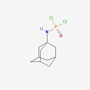 molecular formula C10H16Cl2NOP B1198050 N-1-Adamantylphosphoramidic dichloride CAS No. 50606-99-0