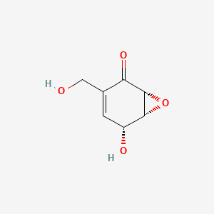 molecular formula C7H8O4 B1198058 环氧酮 CAS No. 24292-29-3