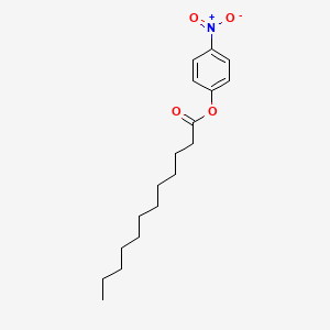 molecular formula C18H27NO4 B1198060 4-Nitrophenyl laurate CAS No. 1956-11-2