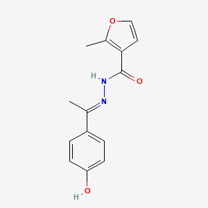 N'-(1-(4-Hydroxyphenyl)ethylidene)-2-methyl-3-furohydrazide