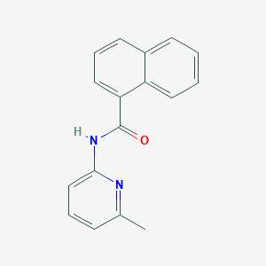 molecular formula C17H14N2O B11981005 N-(6-methylpyridin-2-yl)naphthalene-1-carboxamide 