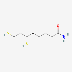 molecular formula C8H17NOS2 B1198117 Dihydrolipoamide CAS No. 3884-47-7