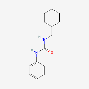 molecular formula C14H20N2O B11981171 N-(cyclohexylmethyl)-N'-phenylurea CAS No. 92373-98-3