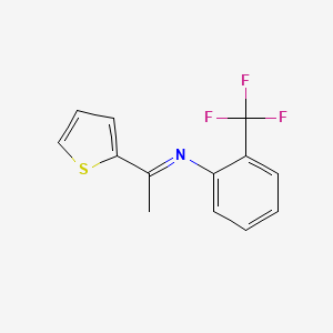 (1-Thiophen-2-yl-ethylidene)-(2-trifluoromethyl-phenyl)-amine