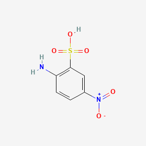 molecular formula C6H6N2O5S B1198127 2-氨基-5-硝基苯磺酸 CAS No. 96-75-3