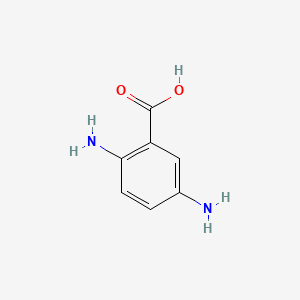 molecular formula C7H8N2O2 B1198129 2,5-二氨基苯甲酸 CAS No. 610-74-2