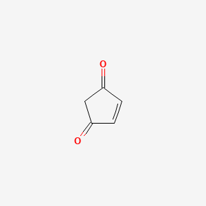molecular formula C5H4O2 B1198131 4-Cyclopentene-1,3-dione CAS No. 930-60-9