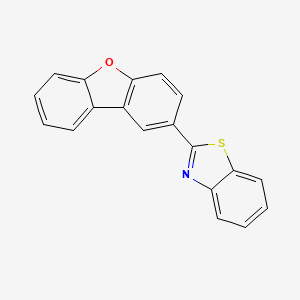 molecular formula C19H11NOS B11981342 2-(Dibenzo[b,d]furan-2-yl)benzo[d]thiazole 