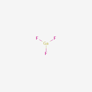 molecular formula F3Ga<br>GaF3 B1198137 三氟化镓 CAS No. 7783-51-9