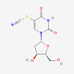 molecular formula C10H11N3O5S B1198143 5-Thiocyanato-2'-deoxyuridine 