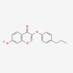 7-Hydroxy-3-(4-propyl-phenoxy)-chromen-4-one