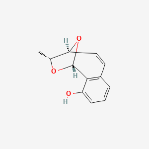 molecular formula C12H12O3 B1198147 Cladoacetal A 
