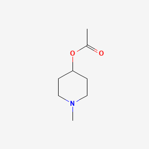 molecular formula C8H15NO2 B1198167 1-甲基-4-哌啶基乙酸酯 CAS No. 6659-34-3