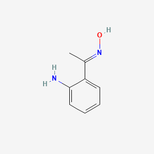 molecular formula C8H10N2O B11981741 1-(2-Aminophenyl)ethan-1-one oxime 