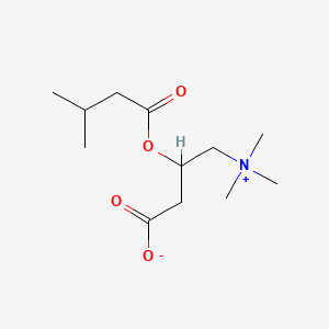 molecular formula C12H23NO4 B1198194 异戊酰肉碱 CAS No. 31023-24-2