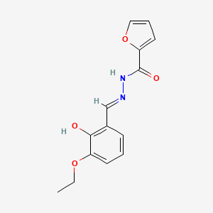 N'-(3-Ethoxy-2-hydroxybenzylidene)-2-furohydrazide