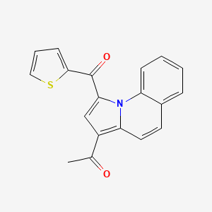 1-[1-(2-Thienylcarbonyl)pyrrolo[1,2-a]quinolin-3-yl]ethanone