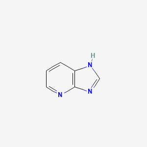 molecular formula C6H5N3 B1198216 1H-咪唑并[4,5-b]吡啶 CAS No. 273-21-2