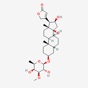 molecular formula C30H46O9 B1198219 Strospeside CAS No. 595-21-1