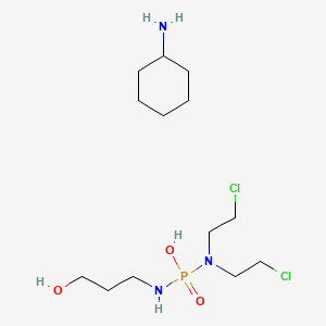 molecular formula C13H30Cl2N3O3P B1198224 Cytoxyl alcohol cyclohexylamine salt CAS No. 4465-94-5