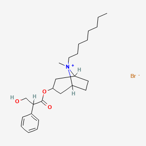 molecular formula C25H40BrNO3 B1198225 Atropine octabromide CAS No. 5843-82-3
