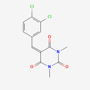 5-(3,4-dichlorobenzylidene)-1,3-dimethyl-2,4,6(1H,3H,5H)-pyrimidinetrione