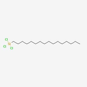 molecular formula C16H33Cl3Si B1198227 Trichloro(hexadecyl)silane CAS No. 5894-60-0