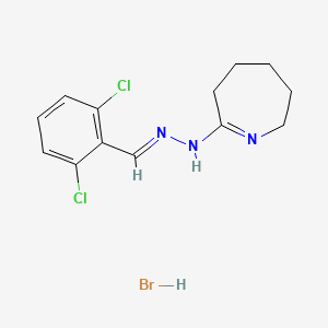 N-Azepan-2-ylidene-N'-(2,6-dichloro-benzylidene)-hydrazine, hydrobromide