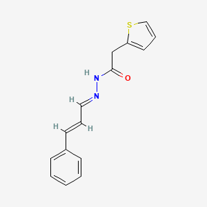 N'-(3-Phenyl-2-propenylidene)-2-(2-thienyl)acetohydrazide