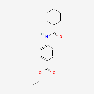 Ethyl 4-[(cyclohexylcarbonyl)amino]benzoate