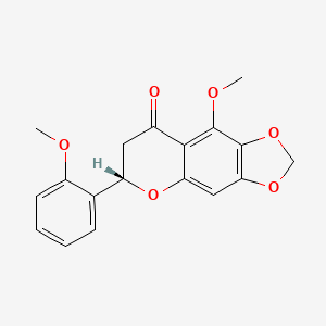 molecular formula C18H16O6 B1198237 Betagarin CAS No. 60132-69-6
