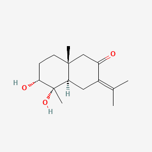 molecular formula C15H24O3 B1198239 Cuauhtemone CAS No. 52483-04-2