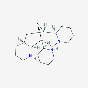 molecular formula C20H35N3 B1198240 Piptanthine CAS No. 7344-67-4