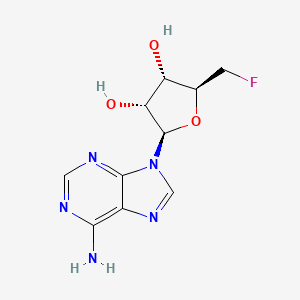 molecular formula C10H12FN5O3 B1198245 5'-Fluoro-5'-deoxyadenosine 