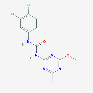 1-(3,4-Dichlorophenyl)-3-(4-methoxy-6-methyl-1,3,5-triazin-2-yl)urea