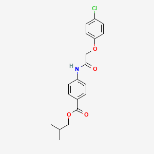 Isobutyl 4-{[(4-chlorophenoxy)acetyl]amino}benzoate