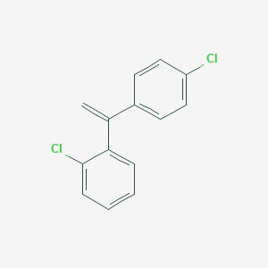 molecular formula C14H10Cl2 B1198257 1-氯-2-[1-(4-氯苯基)乙烯基]苯 CAS No. 39274-24-3