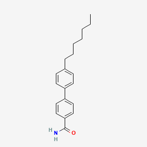 molecular formula C20H25NO B11982594 [1,1'-Biphenyl]-4-carboxamide, 4'-heptyl- CAS No. 67599-21-7