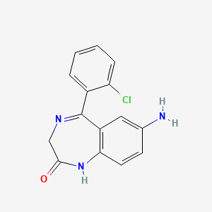 molecular formula C15H12ClN3O B1198261 7-アミノクロナゼパム CAS No. 4959-17-5