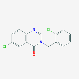 6-Chloro-3-(2-chlorobenzyl)-4(3H)-quinazolinone