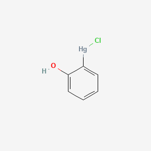 molecular formula C6H5ClHgO B1198275 邻-(氯化汞)苯酚 CAS No. 90-03-9