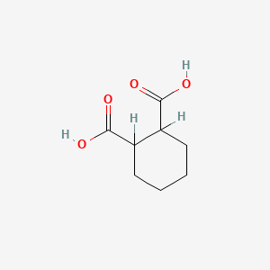 molecular formula C8H12O4 B1198281 cis-1,2-Cyclohexanedicarboxylic acid CAS No. 610-09-3