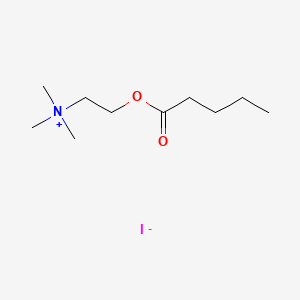 molecular formula C10H22INO2 B1198282 Valerylcholine iodide CAS No. 2963-75-9