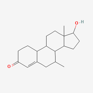 molecular formula C19H28O2 B1198285 7A-Methyl-19-nortestosterone 