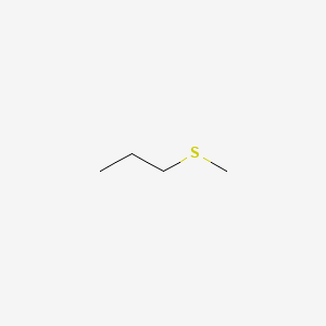 molecular formula C4H10S B1198286 Methyl propyl sulfide CAS No. 3877-15-4